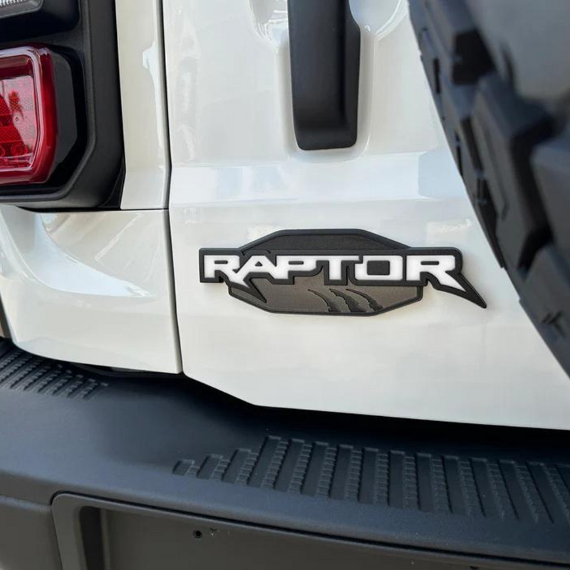 Tufskinz Raptor Emblem Inserts for Ford Bronco (2023-2024) - Aspire Auto Accessories