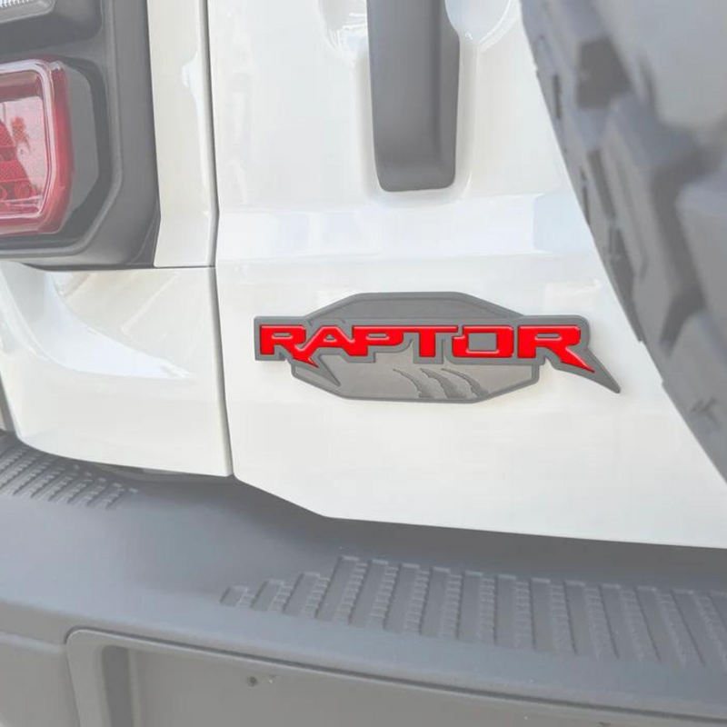 Tufskinz Raptor Emblem Inserts for Ford Bronco (2023-2024) - Aspire Auto Accessories