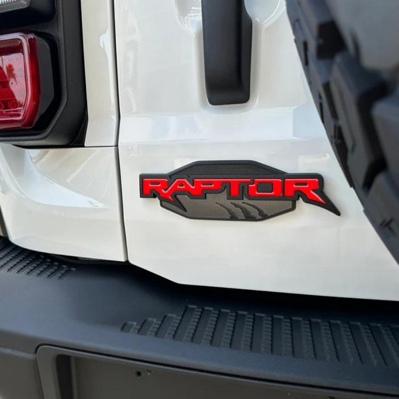 Tufskinz Raptor Emblem Inserts for Ford Bronco (2023-2024) - Aspire Auto Accessories