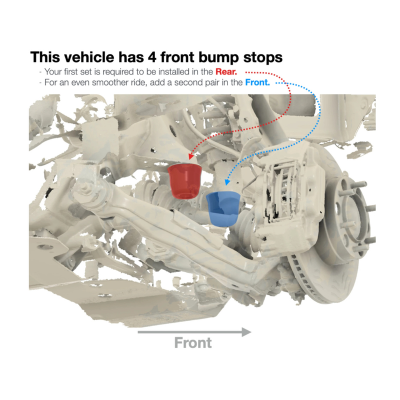 Perry Parts Front Bump Stops for Tundra (2022-2025)