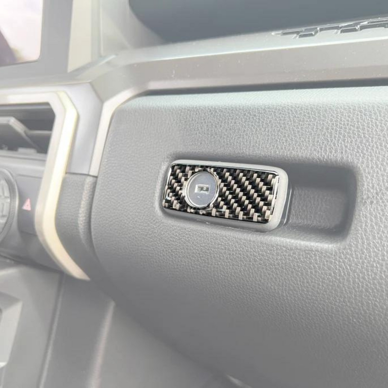 Tufskinz Glovebox Latch Accent Trim for Tacoma (2024-2025)