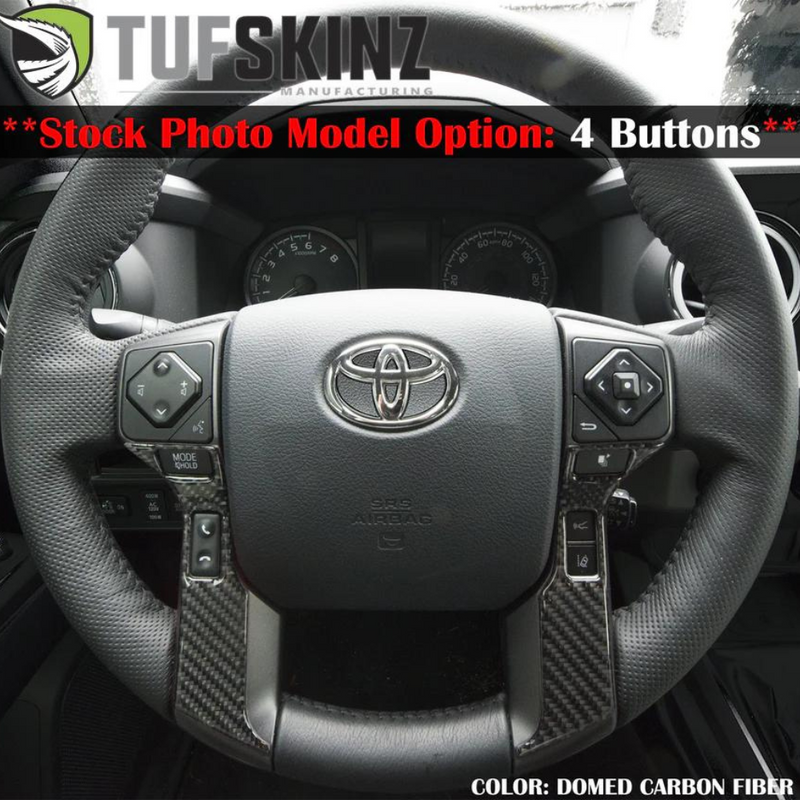 Tufskinz Steering Wheel Trim (2 Buttons) Accent Trim for Tacoma (2016-2023) - Aspire Auto Accessories