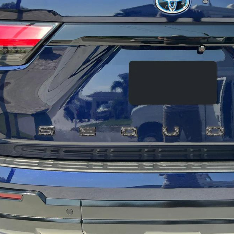 Tufskinz Rear Hatch Letter Overlays for Sequoia (2023-2024)