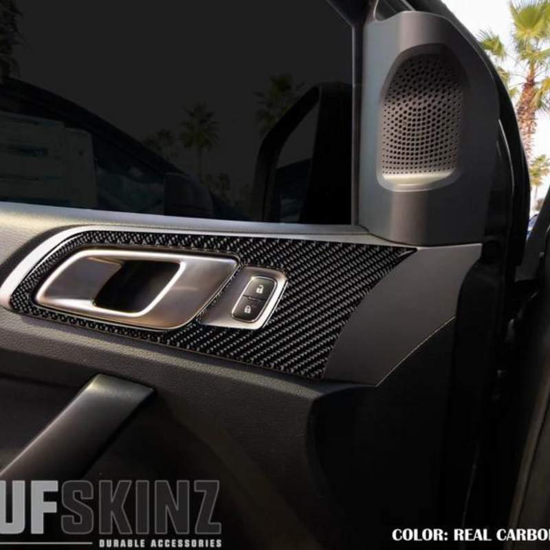 Tufskinz Door Handle Surround Accent Trim for Ford Ranger SuperCrew (2019-2023) - Aspire Auto Accessories