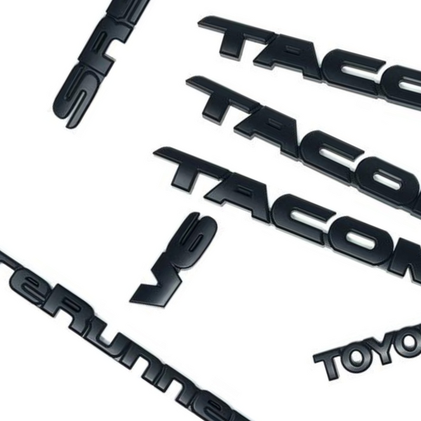 Black Emblem Overlay Kit for Tacoma (2005-2015)