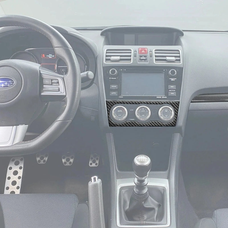 Tufskinz Center Climate Control Accent Trim for Subaru WRX/WRX STI (2015-2021) - Aspire Auto Accessories