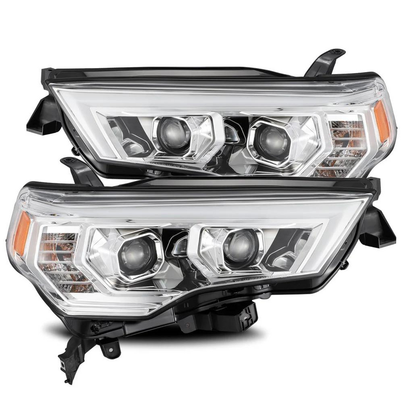 Alpharex PRO-Series Halogen Projector Headlights Chrome for 4Runner (2014-2020)