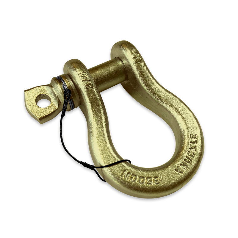 Brass B'oh Recovery Spin Pin Shackle 3/4