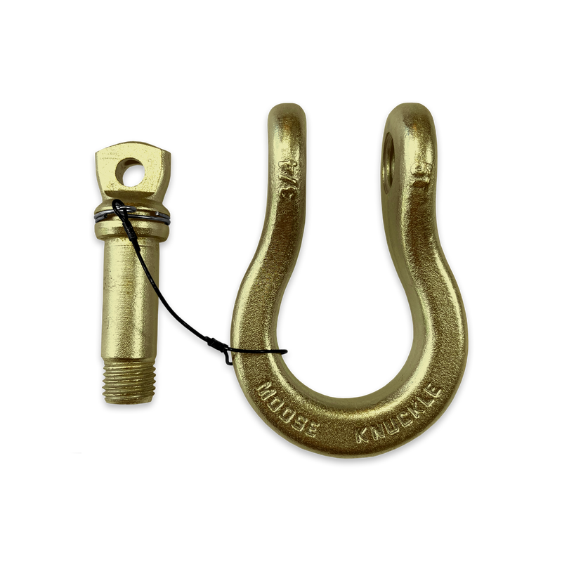 Brass B'oh Recovery Spin Pin Shackle 3/4