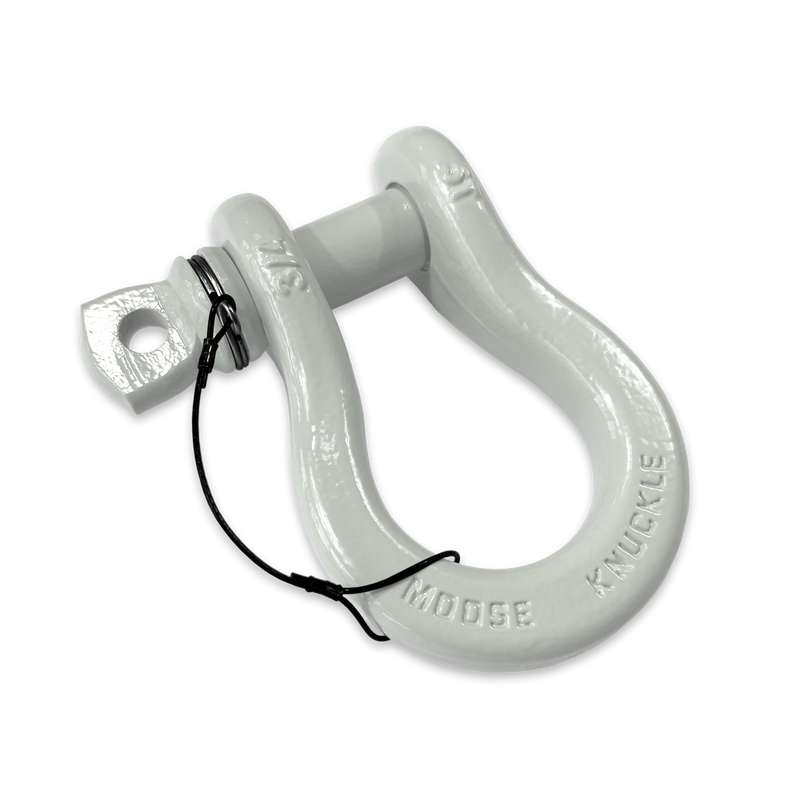 White B'oh Recovery Spin Pin Shackle 3/4