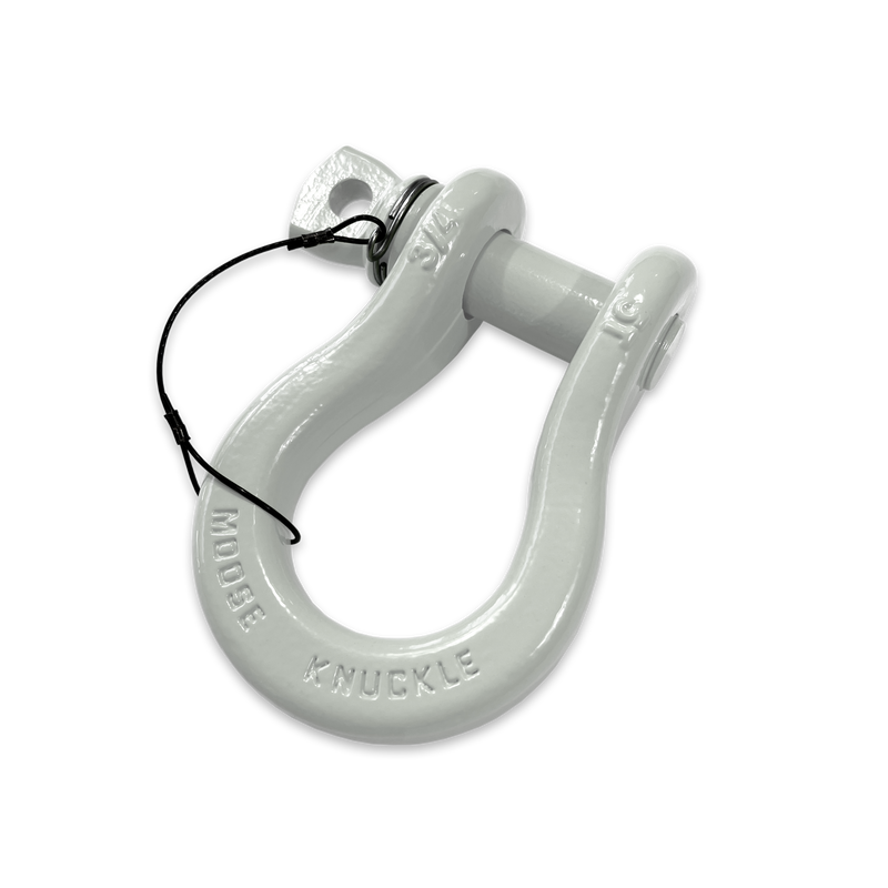 White B'oh Recovery Spin Pin Shackle 3/4