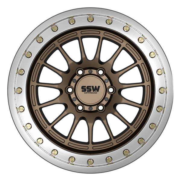 BEADLOCK DAKAR / MATTE BRONZE / 17X9.0 -25 - Aspire Auto Accessories