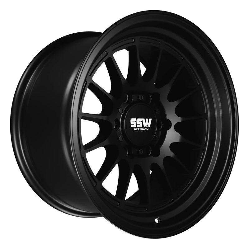 SSW Off-Road DAKAR Wheel - Matte Black - 6x139.7 / 17X9.0 -25 (6 LUG)