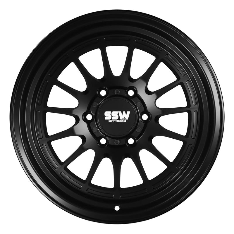 SSW Off-Road DAKAR Wheel - Matte Black - 6x139.7 / 17X9.0 -25 (6 LUG)