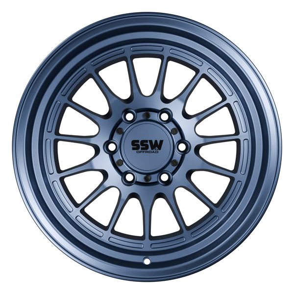 SSW Off-Road DAKAR Wheel - Matte Blue - 6x139.7 / 17X9.0 -25 (6 Lug) - Aspire Auto Accessories