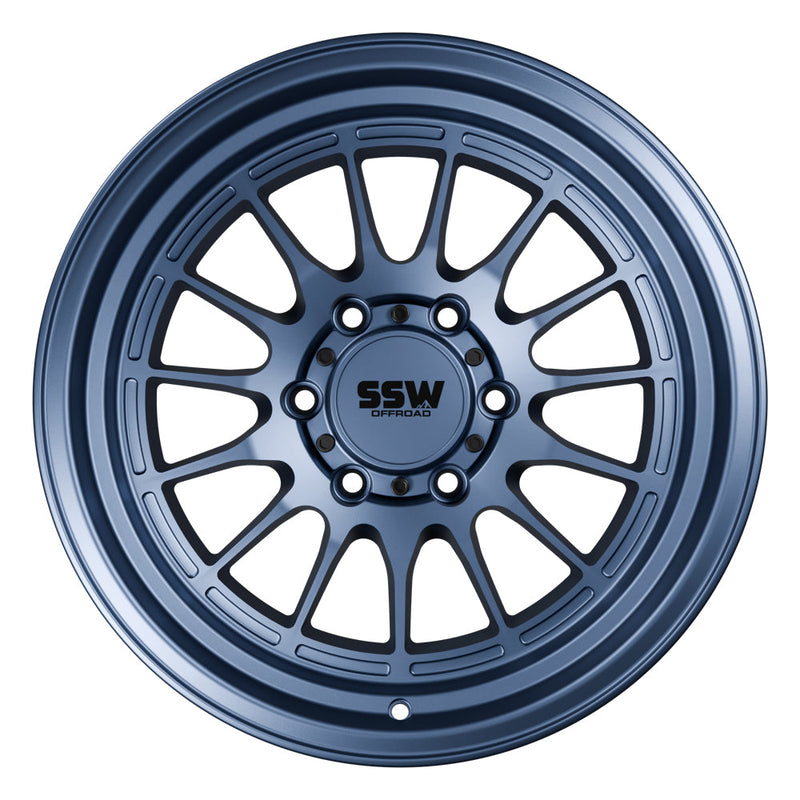 SSW Off-Road DAKAR Wheel - Matte Blue - 6x139.7 / 17X9.0 -25 (6 Lug)