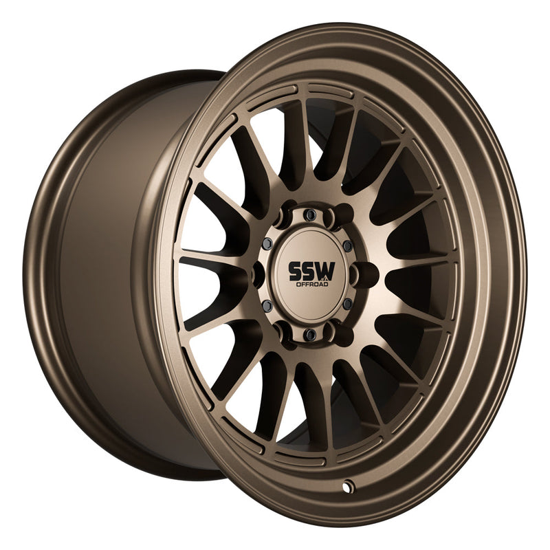 SSW Off-Road DAKAR Wheel - Matte Bronze - 6x139.7 / 17X9.0 -25 (6 LUG)