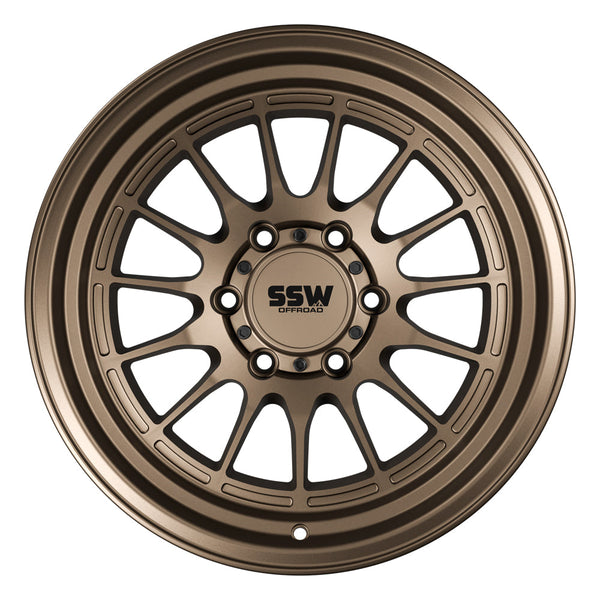 SSW Off-Road DAKAR Wheel - Matte Bronze - 6x139.7 / 17X9.0 -25 (6 LUG) - Aspire Auto Accessories