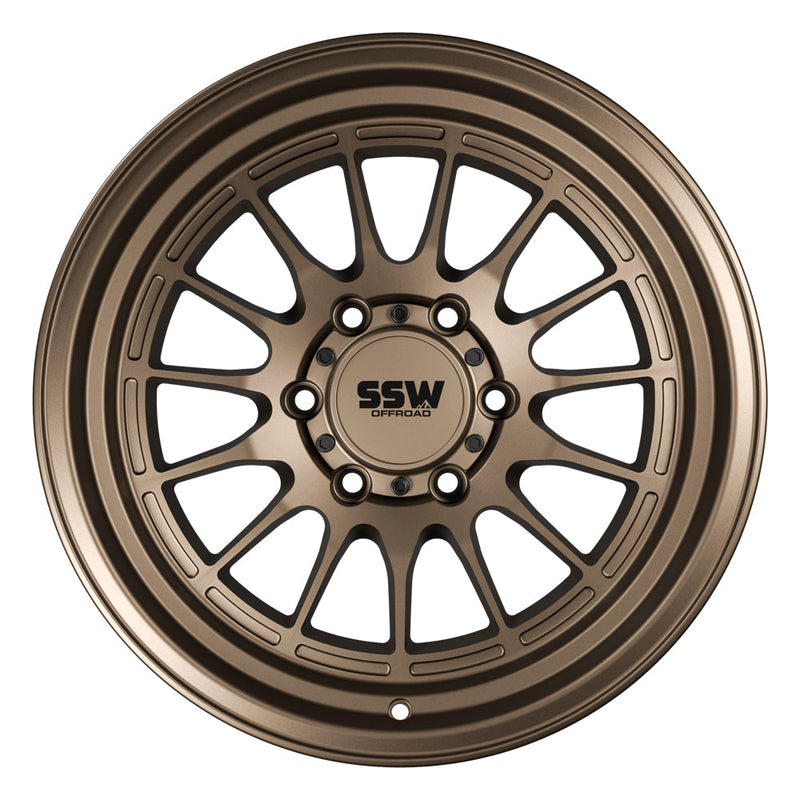 SSW Off-Road DAKAR Wheel - Matte Bronze - 6x139.7 / 17X9.0 -25 (6 LUG)