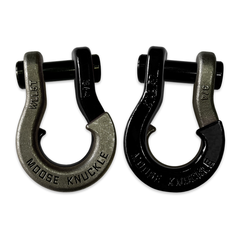 Raw Uncoated Jowl Recovery Split Shackle 3/4 - Aspire Auto Accessories