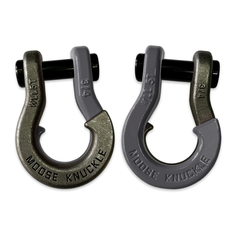 Raw Uncoated Jowl Recovery Split Shackle 3/4 - Aspire Auto Accessories