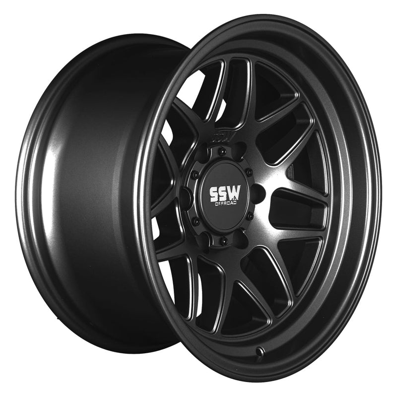 SSW Off-Road SIERRA Wheel - Matte Black - 6x139.7 / 17X9.0 -25 (6 Lug)