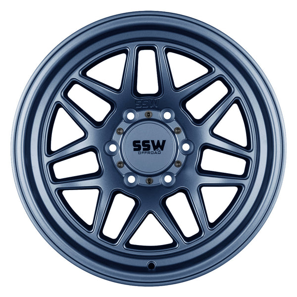 SSW Off-Road SIERRA Wheel - Matte Blue - 6x139.7 / 17X9.0 -25 (6 LUG) - Aspire Auto Accessories