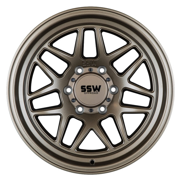 SIERRA / MATTE BRONZE / 17X9.0 -25 - Aspire Auto Accessories