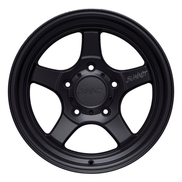 STRYKER / MATTE BLACK / 17x9.0 +0 (5 LUG) - Aspire Auto Accessories