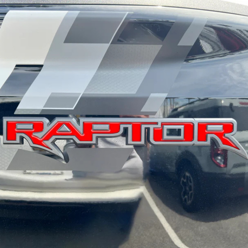 Tufskinz Raptor Tailgate Emblem Inserts for Ford Ranger (2024-2025)