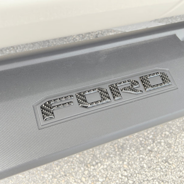 Tufskinz Running Board Letter Inserts for Super Duty & F-150 (2023-2025)