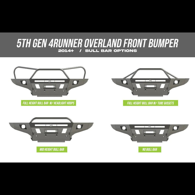 C4 Fabrication Overland Series Front Bumper (2014-2023 Toyota 4Runner) - Aspire Auto Accessories