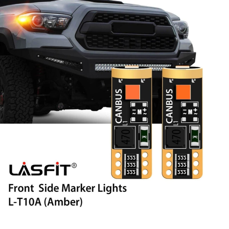 Lasfit Front Side Marker LED Lights for Tacoma (2005-2023) - Aspire Auto Accessories