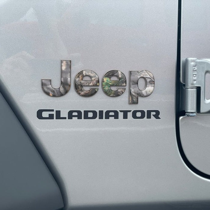 Tufskinz Driver/Passenger Emblem Overlays for Gladiator JT (2019-2024) - Aspire Auto Accessories