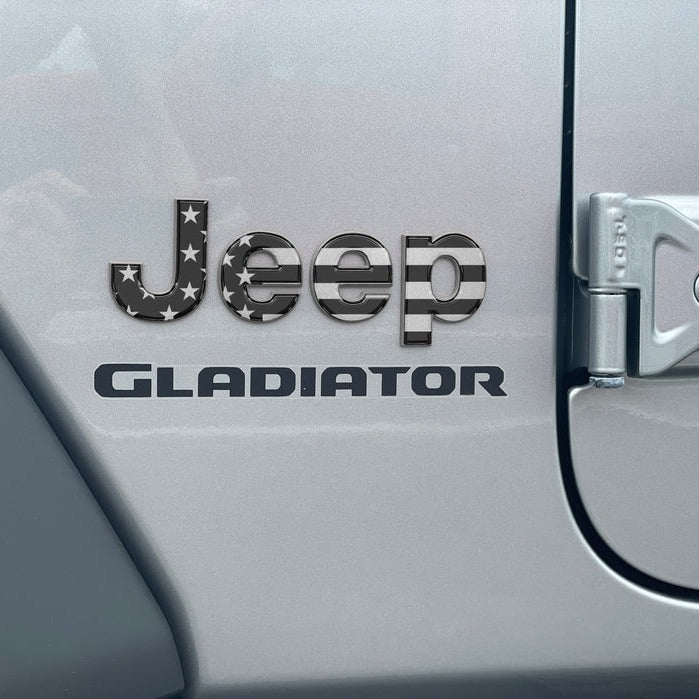 Tufskinz Driver/Passenger Emblem Overlays for Gladiator JT (2019-2024) - Aspire Auto Accessories