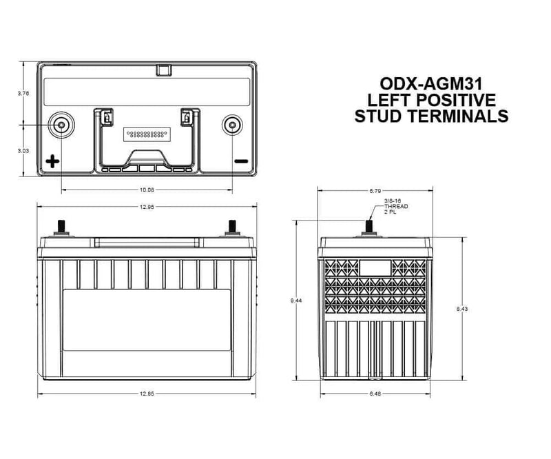 Odyssey Extreme Series Battery Group 31 - Aspire Auto Accessories